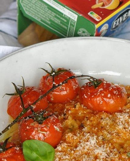TOMATENRISOTTO MET BASILICUMOLIE - Chloe Kookt