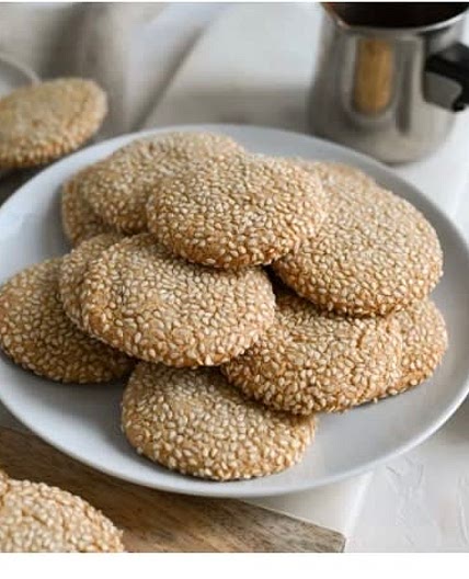 Tahini honey cookies
