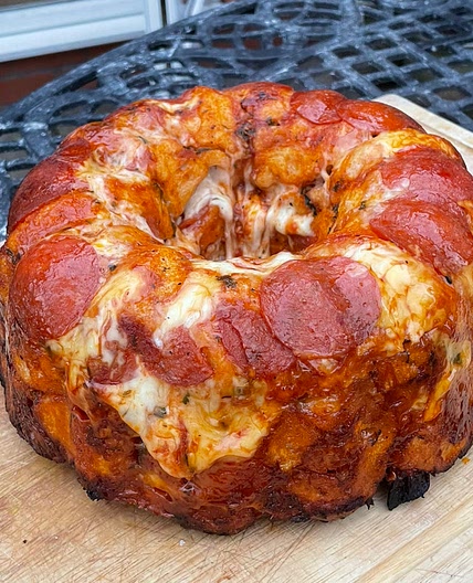 Pepperoni Pizza Bundt Cake