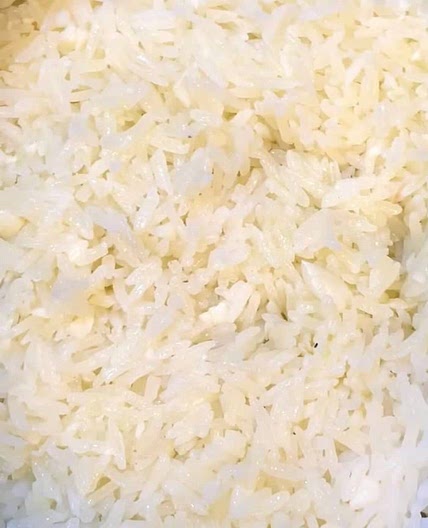 The Perfect Garlic White Rice 