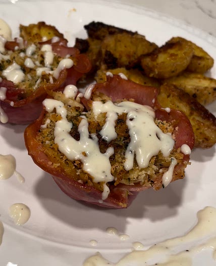 Chicken Cordon Bleu Cups 