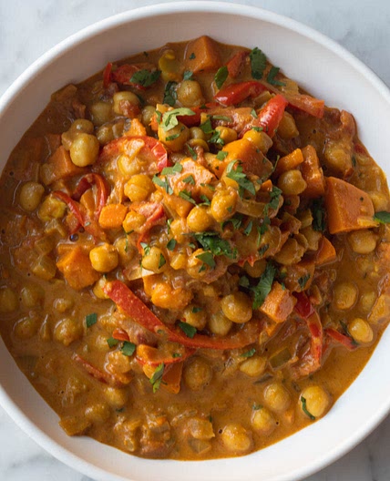 Chickpea and Sweet Potato Curry