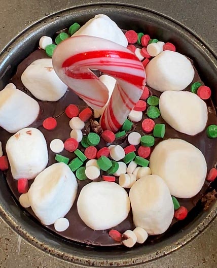 Hot Chocolate on a Peppermint Stick 