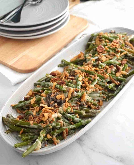 The Best Crockpot Green Bean Casserole