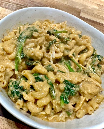 Single serve chicken taco pasta 