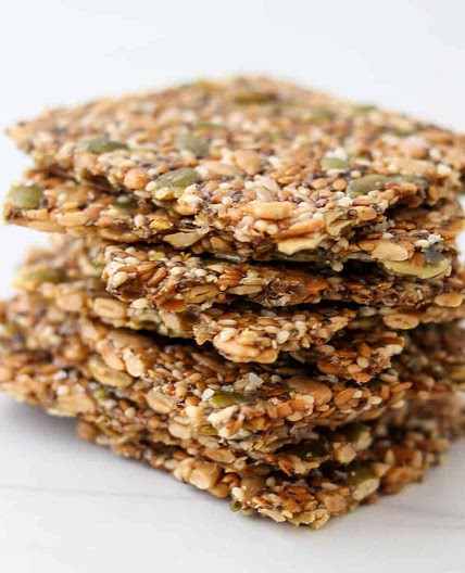 Gluten-Free Seed Crackers (Norwegian Crispbread)