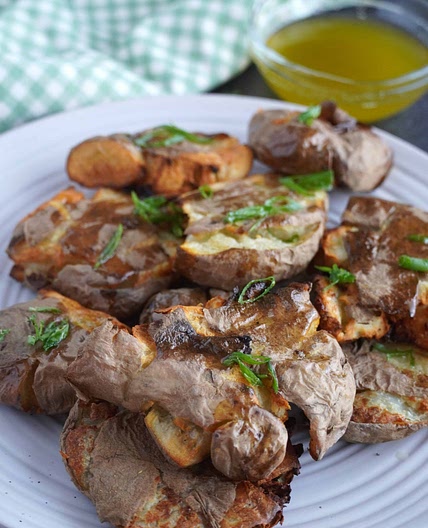 Air Fryer Smashed Potatoes