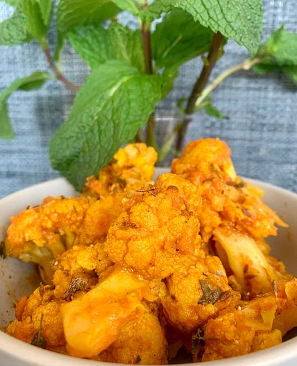 Ginger And Lemon Cauliflower