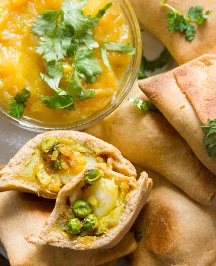 Baked Vegan Samosas