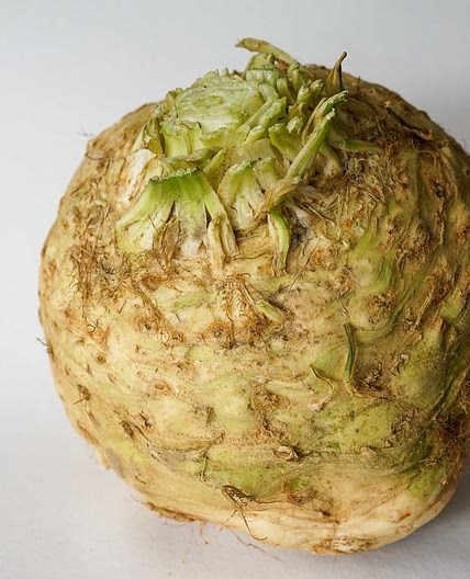 CELERI RAVE CONFIT DE COLOMBE  DE SALONIQUE