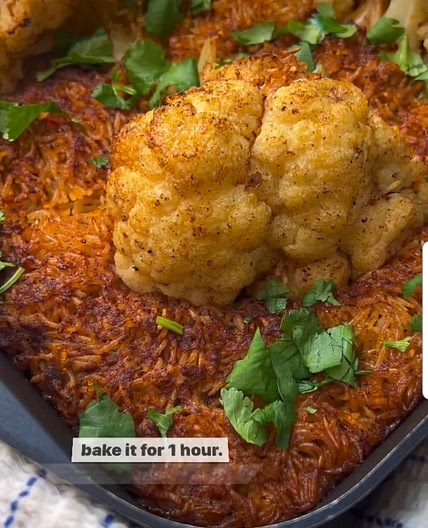 Iraqi vegan cauliflower