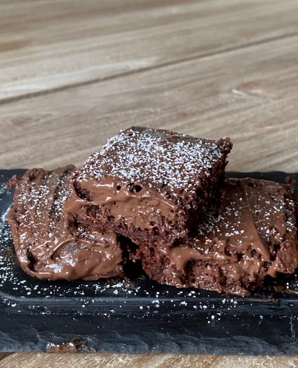 3 ingredient Nutella brownies
