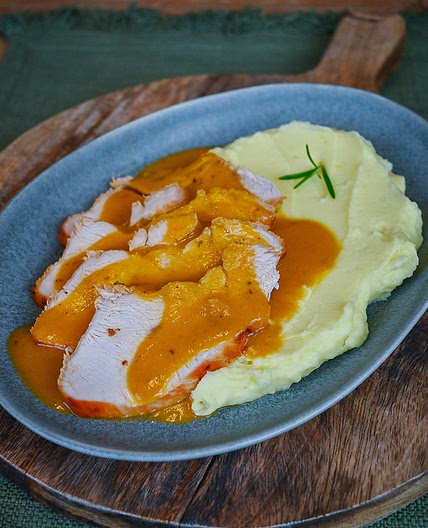 Baked Turkey Breast And Gravy