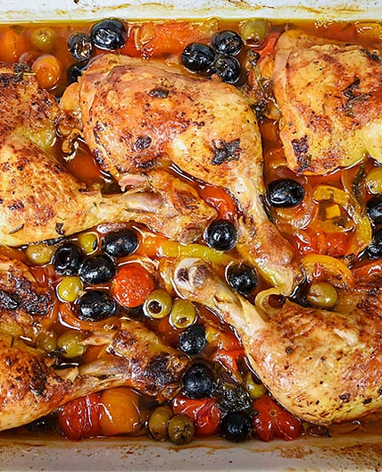 Baked Chicken Leg Quarters