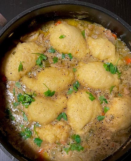 Homemade Chicken and Dumplings
