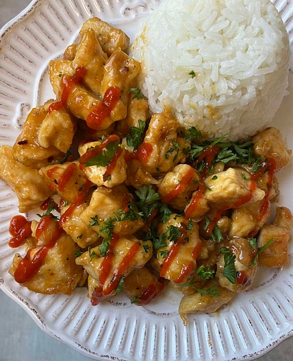 Healthier Orange Chicken (GF)