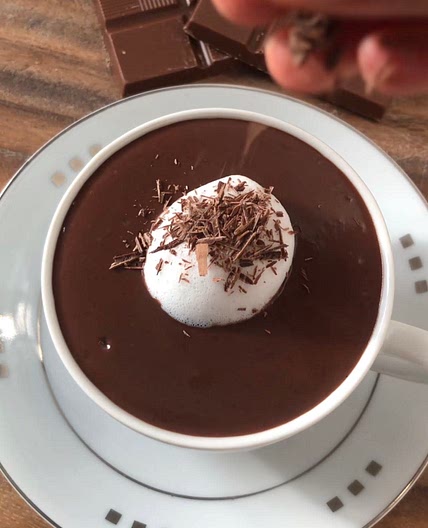 50cal Thick hot chocolate 