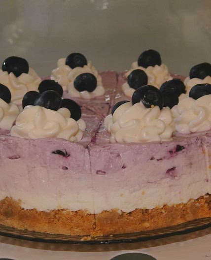 Cheesecake de arándanos