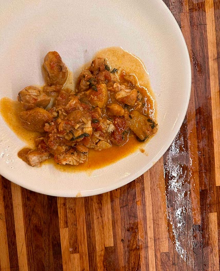 Fish curry with tamarind