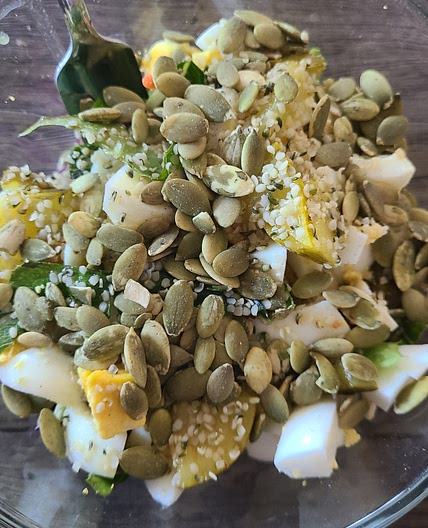 High Protein No Meat Salad