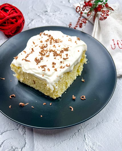 Eggnog Tres Leches Cake