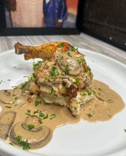 Chicken Chardonnay Family style 