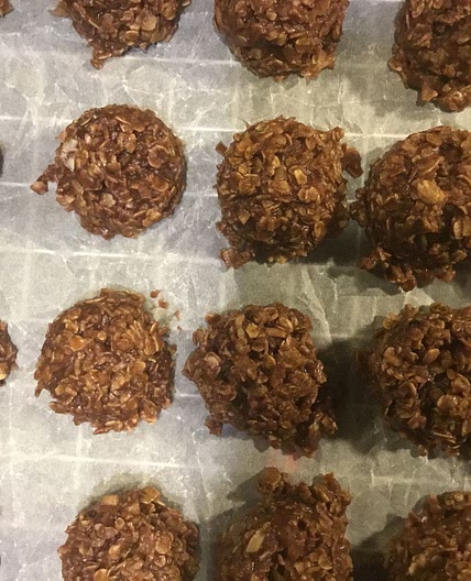 Stovetop Oatmeal Coconut Cookies