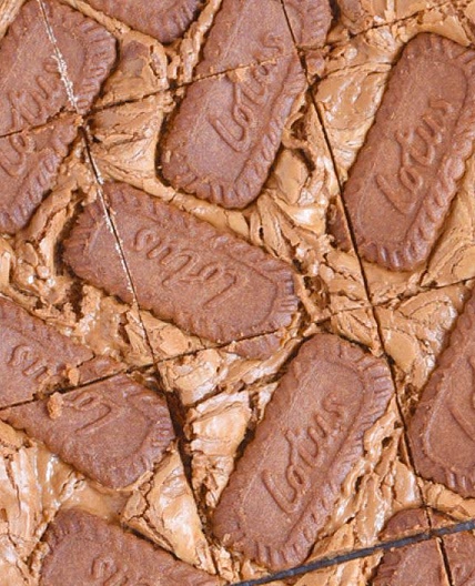Blondies de crema Lotus Biscoff