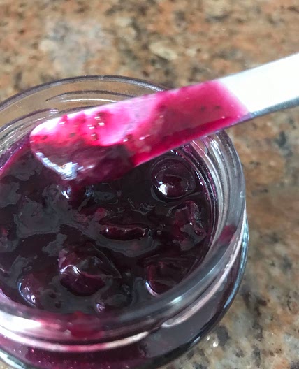 Sugar free blueberry jam
