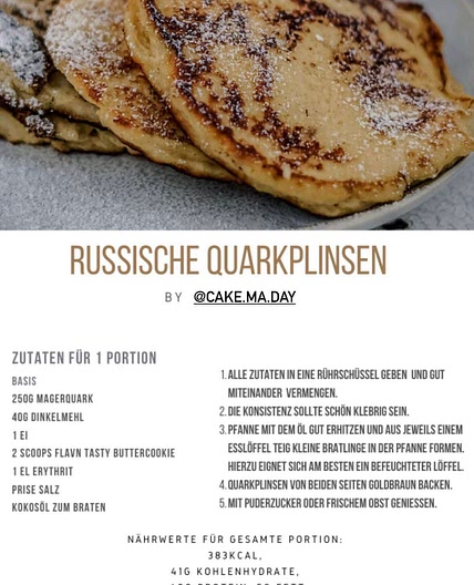 Russische quarkpfannenkuchen