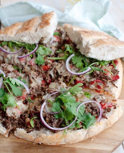 Turksbrood pizza