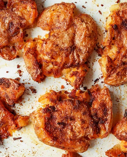 Crispy spiced aardappelen