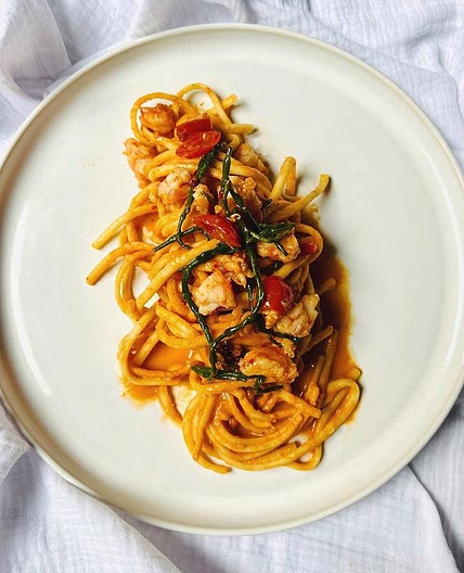 LINGUINE MET “BISQUE” VAN GAMBA