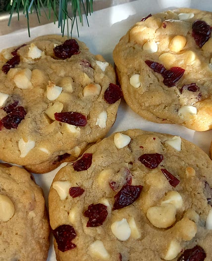 Cranberry, White Chocolate, Macadamia Nut Cookies