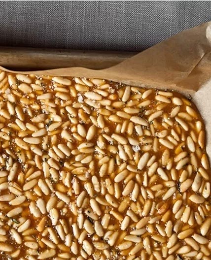 Rosemary Pine Nut Brittle