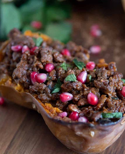 Honeynut Squash with Spiced Beef