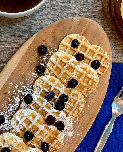 Lemon Ricotta Waffles