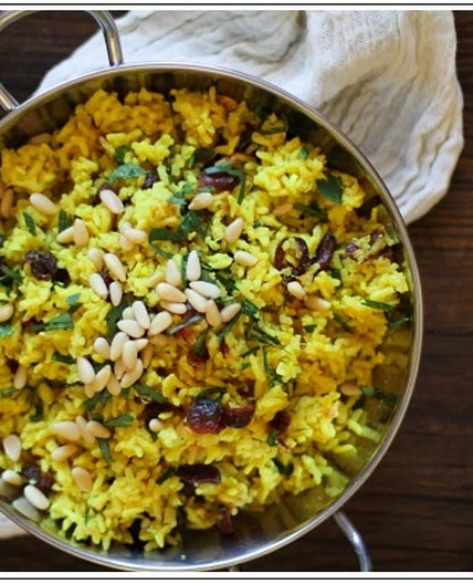 Ginger and Turmeric Aromatic Rice