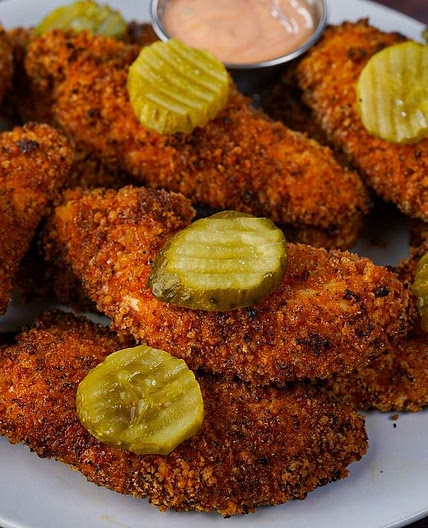 🔥🍯 97 Cal Nashville Style Hot Honey Chicken Tenders