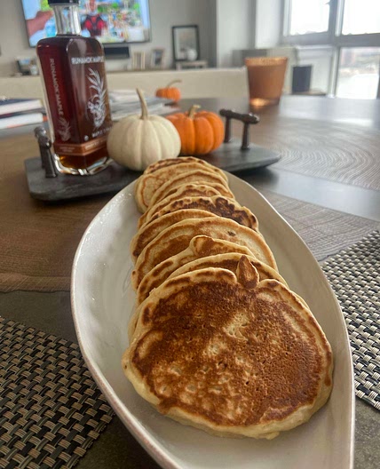 Banana Ginger Pancakes