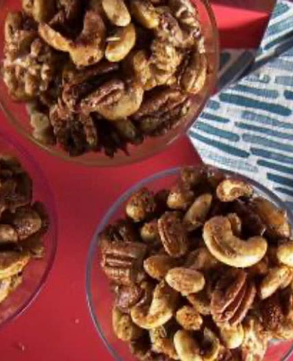 Spiced Nuts with Orange Bitters 