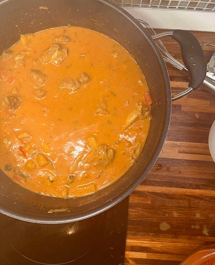 Coconut chicken curry