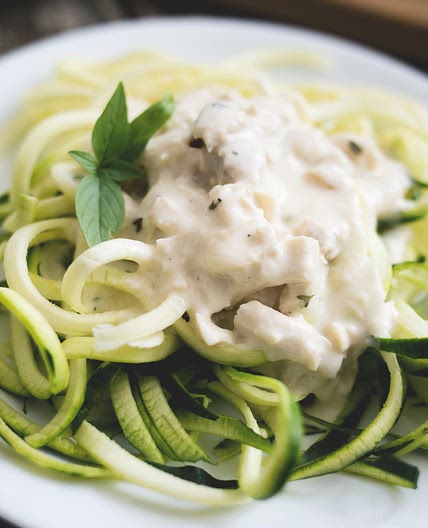 Chicken Zoodle Alfredo