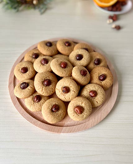 Biscuits noisette orange