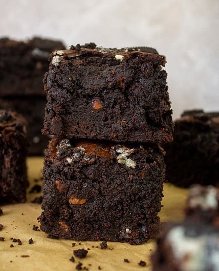Fudgy Oreo Brownies