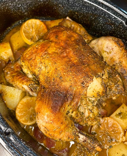 Roast chicken