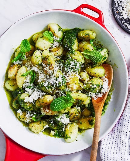 Pesto gnocchis