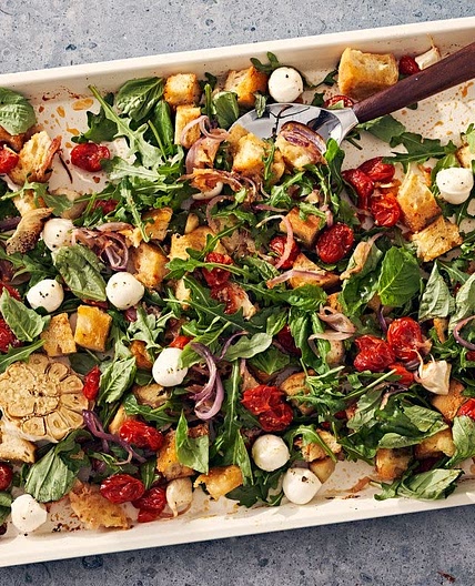 Sheet-Pan Panzanella