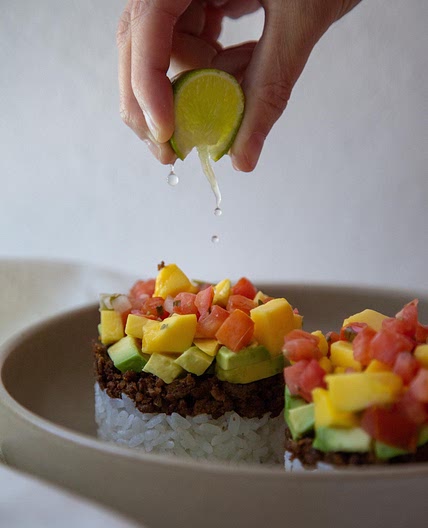 Mango Salsa Tartare