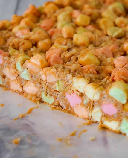 Peanut Butter Marshmallow Bars
